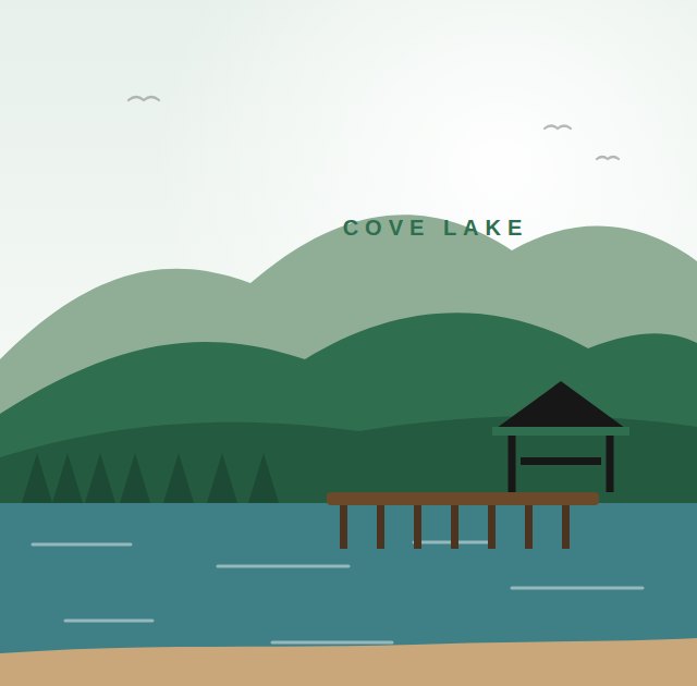 Illustration of a local landmark in LaFollette, Tennessee